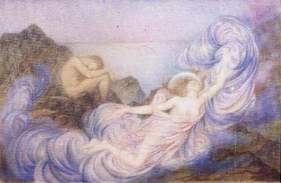 Alacakaranlık (tuval üzerine yağlı boya) by Evelyn De Morgan
