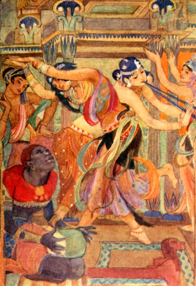"Dans Eden Kızlar Olarak Tanrıçalar", 1915. by Evelyn Paul
