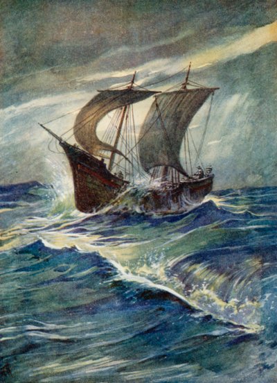 Genç Hacılar için İllüstrasyon by Evelyn Stuart Hardy