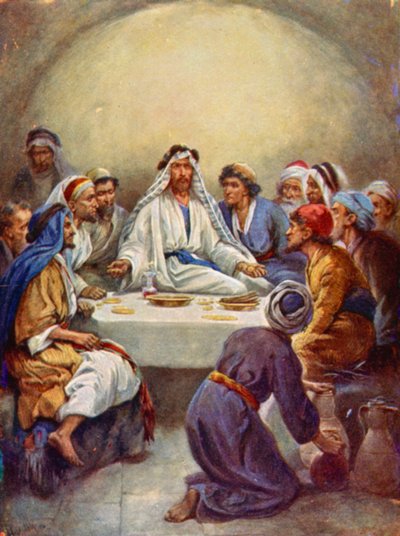 Son Akşam Yemeği (renkli taş) by Evelyn Stuart Hardy