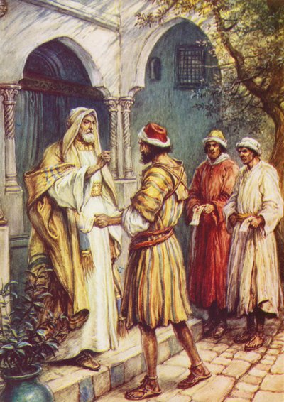 Yetenekler Meseli (renkli taş baskı) by Evelyn Stuart Hardy