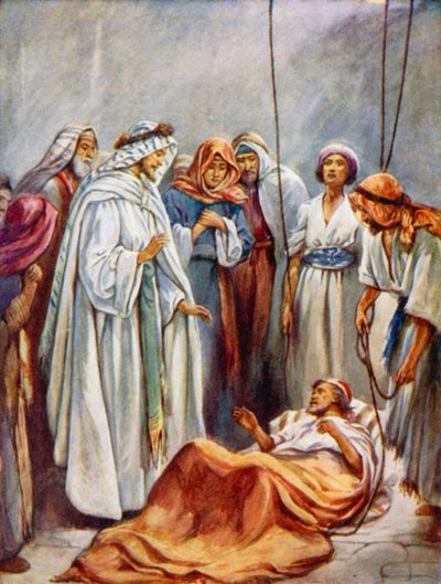 Palsi Hastası (renkli taş) by Evelyn Stuart Hardy