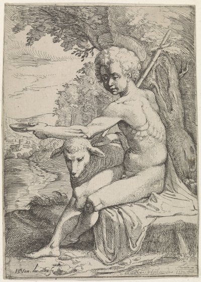 Çölde Vaftizci Yahya by Everard Crynsz. van der Maes