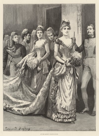 Kraliçe'nin Oturma Odasında by Everard Hopkins
