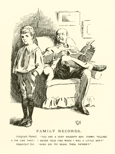 Aile Kayıtları (gravür) by Everard Hopkins