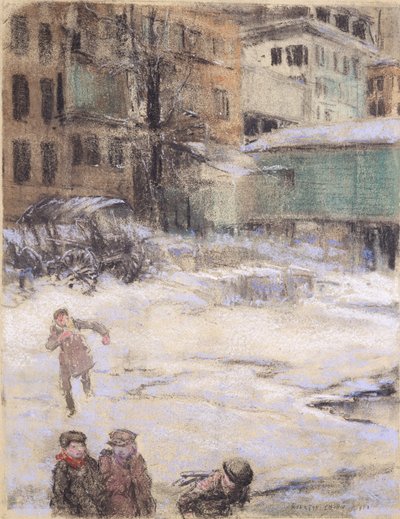 Connecticut Köprüsü by Everett Shinn