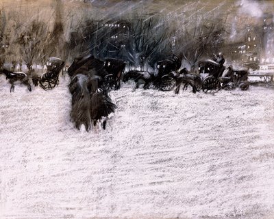 Kışın Park by Everett Shinn
