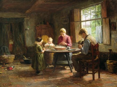 Hollanda İç Mekanı - Yemekten Önce Grace by Evert Pieters