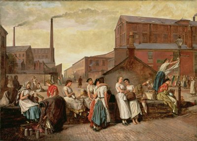 Akşam Yemeği Saati, Wigan by Eyre Crowe