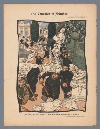 Komik yapraklar: Münih'teki vandallar by Eysler and Co