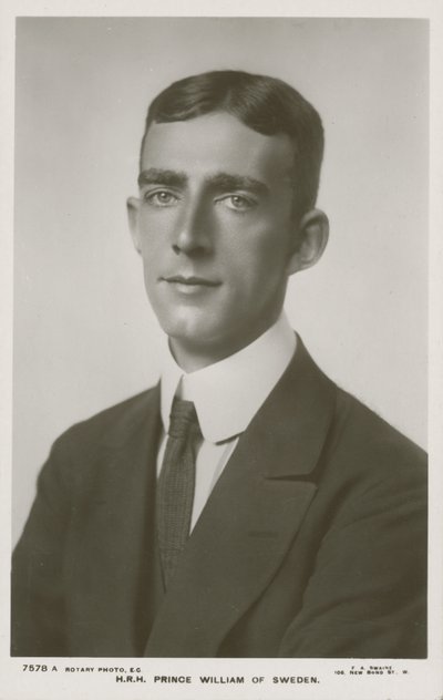 SAİK İsveç Prensi William, 1913 by F.A Swaine