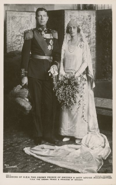 İsveç Veliaht Prensi Gustaf Adolf ve Leydi Louise Mountbatten