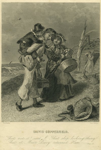 David Copperfield: Ham Peggotty ve David Copperfield by F.O.C. and McRae, C. John Darley