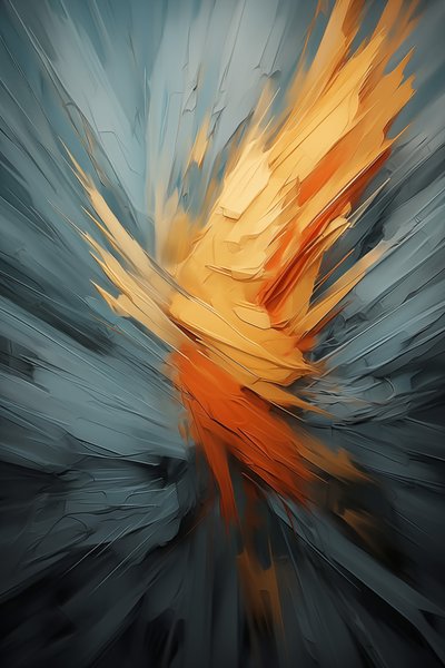 Soyut Ultimate Art, yatak odası ve oturma odası duvar dekorasyonu, tuval sanat baskıları by F. Abderrahim