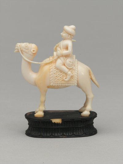 Kara şövalye, satranç taşı, Hindistan, 1820 dolaylarında by F. Ernest Jackson