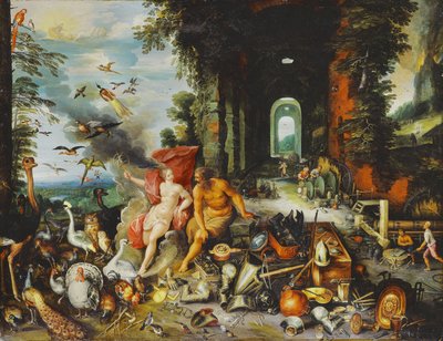Hava ve Ateşin Bir Alegorisi, by F. Francken