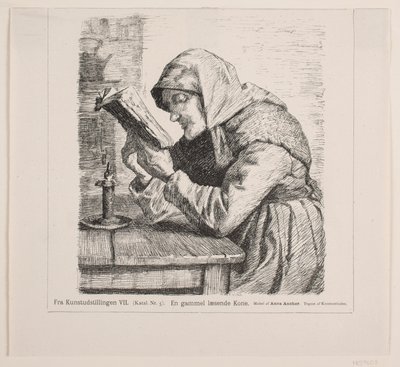 Eski Bir Okuma Karısı by F. Hendriksen