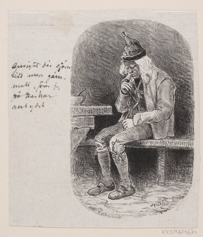 "Evdeki yedinci baba" için illüstrasyon by F. Hendriksen