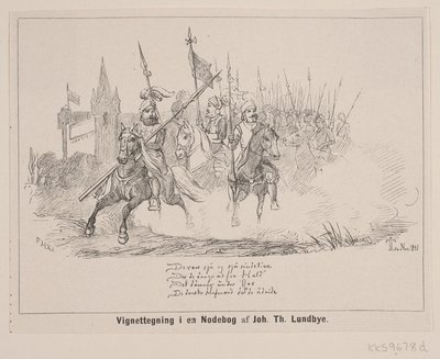 Notalarda vinyet çizimi by F. Hendriksen