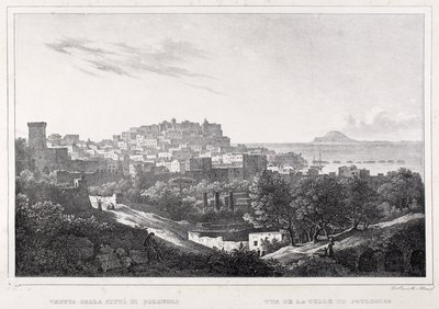 Pozzuoli Şehri Görünümü by F. Homer