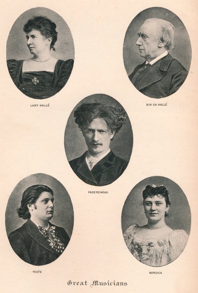 Büyük Müzisyenler - Plaka X., c1880, 1895 by F. Jenkins Heliog