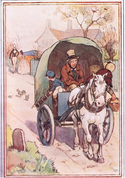 Onlar uzaklaşırken annesi kapıdan dışarı fırladı, David Copperfield