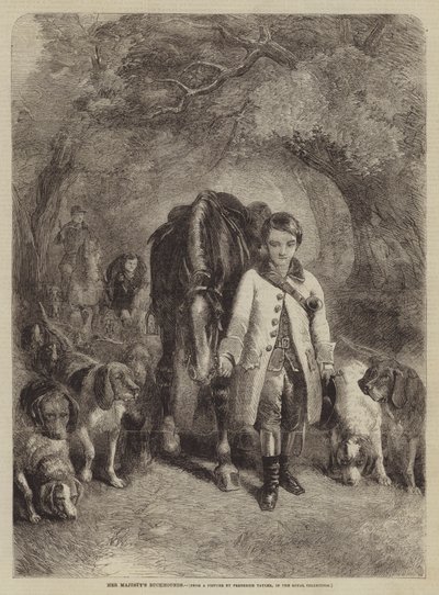 Majestelerinin Buckhounds by F. Tayler