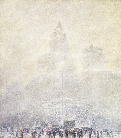 Ebedi Işık, Madison Square, Kış by F. Usher de Voll