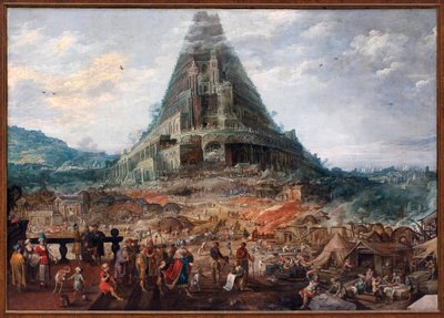 Babil Kulesi. Joos de Momper II (1564-1635), Frans Francken II
