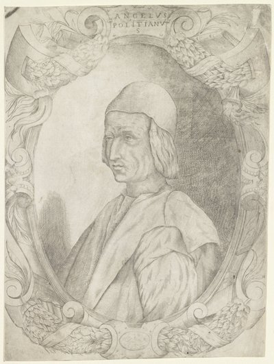 Portret van Agnolo Poliziano by Fabio Licinio