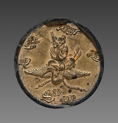 Wang Ziqiao ile Mürekkepli Kek, c. 17.-18. Yüzyıl. by Fang Yulu