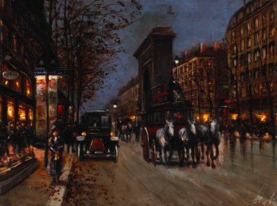 Boulevard St. Denis, Paris by Fausto Giusto