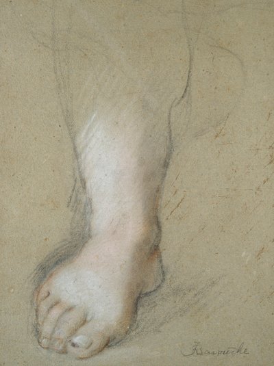 Bir Ayak Çalışması, 16. yüzyılın sonlarında by Federico Barocci