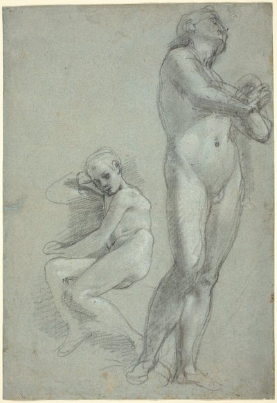 İki Çıplak Gençler [rekto] by Federico Barocci