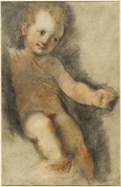 Mesih Çocuk: Madonna di San Giovanni için çalışma by Federico Fiori Barocci or Baroccio