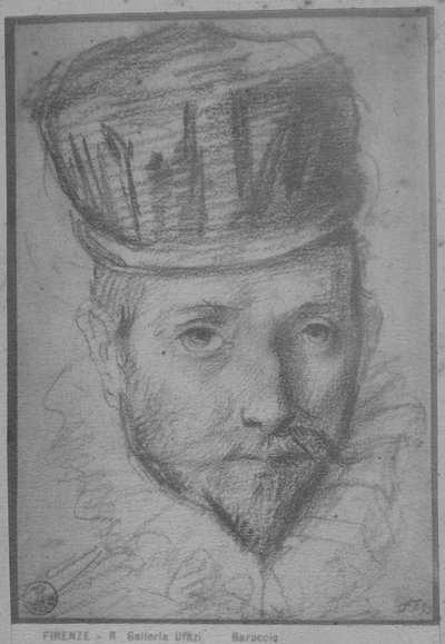 Francesco Maria della Rovere (kağıt üzerinde kırmızı ve siyah tebeşirler) by Federico Fiori Barocci or Baroccio