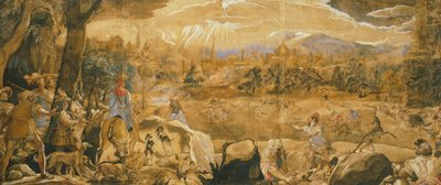 Federico Zuccaro'nun hayali Floransa ile avlanma sahnesi (yaklaşık 1540-1609) by Federico Zuccaro