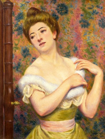 Tuvalet masasında. by Federigo Zandomeneghi