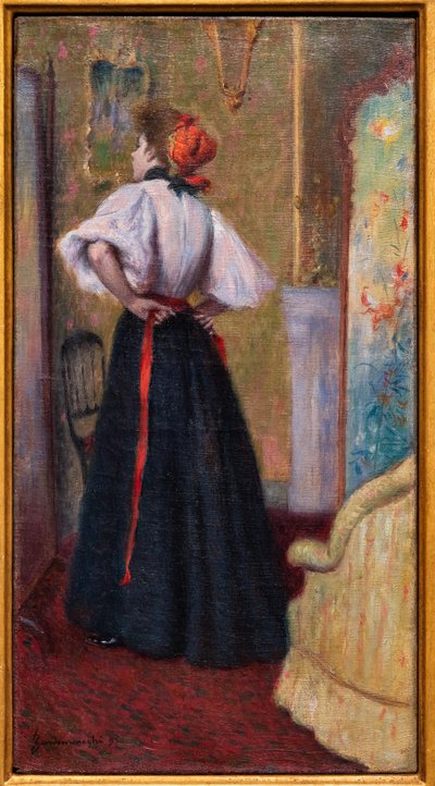 Aynaya Bakmak by Federigo Zandomeneghi