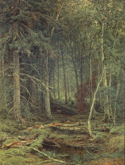 Ormandaki Bataklık, Sonbahar, 1872 by Fedor Aleksandrovich Vasiliev