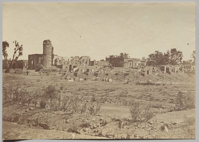 Uzakta Kilise Bahçesi ve İkamet by Felice A. Beato