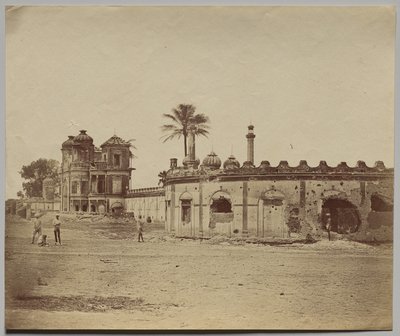 İhlal ve Ağ Geçidini Gösteren Secundra Bagh by Felice A. Beato