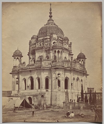 Kaiserbagh Sarayı'ndaki Saadat Ali'nin Mezarı by Felice A. Beato