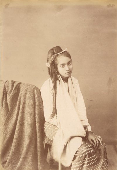 Burma Tipi İpek Bakıcı by Felice Beato