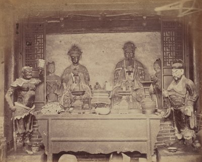 Genel Merkez Binası, Birinci Bölüm, Pehtang, Çin, 1860. by Felice Beato