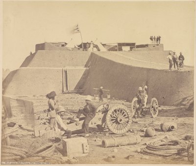 Karargah Personeli, Pehtang Kalesi by Felice Beato