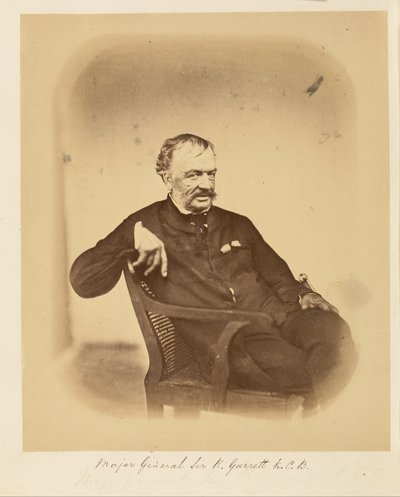 Tümgeneral Sir R. Garrett, K.C.B. by Felice Beato
