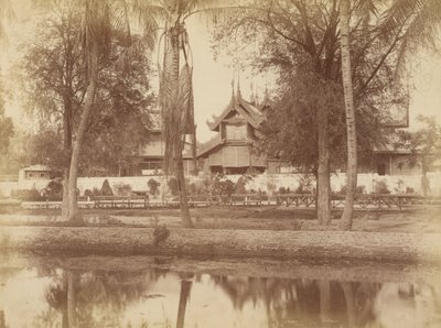Mandalay, şimdi Syim Khana U.B.C. by Felice Beato
