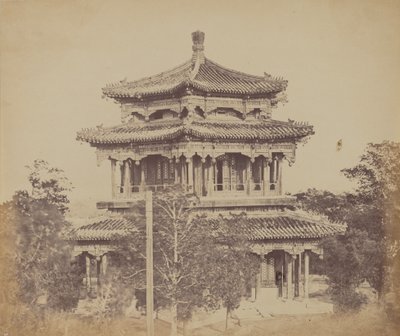 Büyük İmparatorluk Sarayı Yuen Min Yuen, Pekin, Yakılmadan Önce, 18 Ekim 1860 by Felice Beato