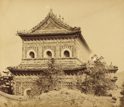 Büyük İmparatorluk Porselen Sarayı (Yuan Ming Yuan), Pekin, Ekim 1860 by Felice Beato